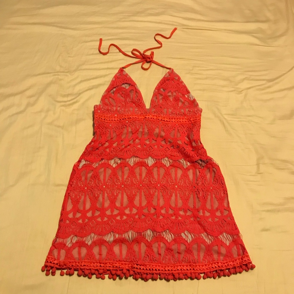 Lace Halter Dress